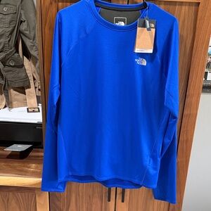 The North Face Cobalt Blue Performance Long Sleeve Crew